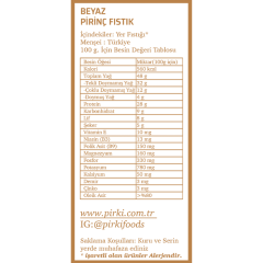Beyaz Pirinç Yer Fıstığı 250 g.