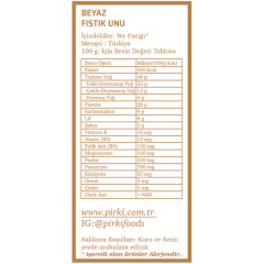 Beyaz Yer Fıstığı Unu 250 g.