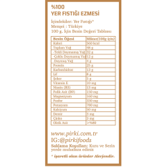 %100 Yer Fıstığı Ezmesi